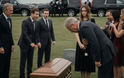 NA POGRZEBIE MOJEGO OJCA, MOJA CIOCIA ŚMIAŁA SIĘ, BIEDNA OLIVIA, WCIĄŻ PRÓBUJĄC UDAWAĆ, ŻE JEST WAŻNA DLA MOJEGO WUJKA.