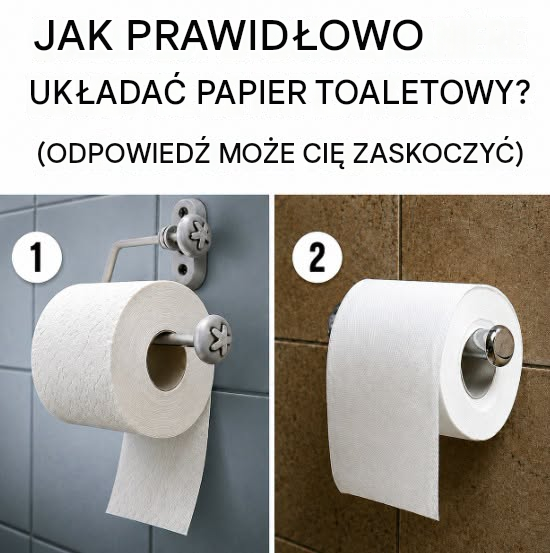 Papier toaletowy: W którą stronę tak naprawdę powinien trafić? Wynalazek z 1891 roku rozstrzyga spór