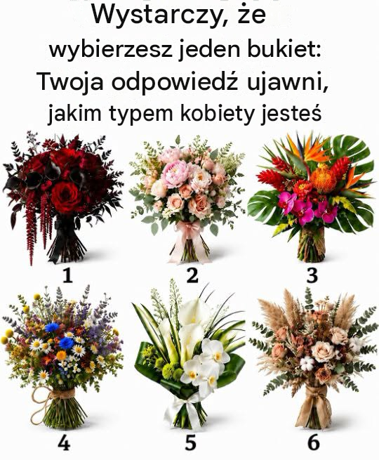 Test osobowości: bukiet, który wybierzesz, ujawni, kim naprawdę jesteś