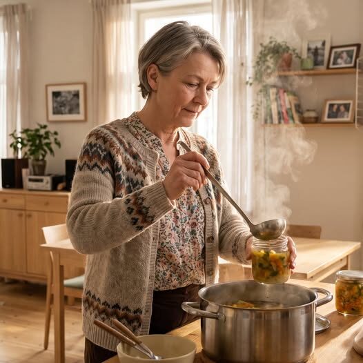 Synowa w trzeciej ciąży leży plackiem, mdłości. Wożę jej obiady w słoikach, codziennie i po cichu, bo „mama przecież nie musi". Przy gościach pochwaliła się „świetnym cateringiem dla ciężarnych". Milczałam. Wieczorem przyszedł SMS: „przepraszam. To nieSynowa w trzeciej ciąży leży plackiem, mdłości. Wożę jej obiady w słoikach, codziennie i po cichu, bo „mama przecież nie musi". Przy gościach pochwaliła się „świetnym cateringiem dla ciężarnych". Milczałam. Wieczorem przyszedł SMS: „przepraszam. To nie catering, to mama. Najlepsza". Zachowałam go - na zimowe wieczory. Tego SMS-a mam zapisanego do dzisiaj. Czasem otwieram go wieczorami, kiedy w bloku jest cicho, a ja siedzę sama w kuchni i piję herbatę z cytryną. Czytam i czuję to samo co wtedy - ciepło, jakby ktoś narzucił mi koc na ramiona. A potem czuję coś jeszcze. Coś, o czym nikomu nie powiedziałam. Ale od początku. Mam na imię Bożena, sześćdziesiąt trzy lata, emerytowana księgowa. Całe życie mieszkam we Wrocławiu, na Kozanowie, w bloku z wielkiej płyty z widokiem na szkołę podstawową. Trzydzieści osiem lat w tym samym mieszkaniu. Trzydzieści osiem lat tych samych schodów, tej samej windy, która działa co drugi tydzień, tej samej klatki pachującej kapustą i pinem do podłogi. Mój mąż Ryszard umarł osiem lat temu. Rak trzustki. Szybko poszło - od diagnozy do pogrzebu minęły cztery miesiące. Zostałam z dwupokojowym mieszkaniem, emeryturą z ZUS-u i synem Tomkiem, który w tamtym czasie miał dwadzieścia siedem lat i właśnie poznał Kasię. Kasia. Moja synowa. I o niej jest ta historia - choć tak naprawdę jest o mnie. Kiedy Tomek ją przyprowadził po raz pierwszy na imieniny, pomyślałam: ładna dziewczyna, ale chłodna. Podała mi rękę zamiast się przytulić. Siedziała prosto, jadła sernik małymi kęsami, nie poprosiła o dokładkę. Kiedy wychodziła, powiedziała „dziękuję za miły wieczór" tonem, jakim mówi się do dentysty po kontroli. Tomek potem tłumaczył: „Mamo, ona jest z takiego domu. U nich się nie przytula." Nie pytałam z jakiego. Nie chciałam wiedzieć. Pobrali się rok później, cicho, w urzędzie. Kasia nie chciała wesela. Tomek powiedział, że szanuje jej zdanie. Ja ugotowałam rosół i upiekłam szarlotkę, nakryłam stół w domu na osiem osób, bo tyle nas było razem ze świadkami. Kasia zjadła talerz rosołu, szarlotkę zawinęła w serwetkę i zabrała do domu. Nie powiedziała „pyszne". Nie powiedziała nic. A ja w nocy płakałam w poduszkę, bo marzyłam o takim weselu jak moje - z orkiestrą, z tańcami, z tym momentem, kiedy matka pana młodego tańczy z synem i cała sala klaska. Potem przyszła pierwsza ciąża. Narodziny Zosi. Kasia radziła sobie świetnie - jak maszyna. Karmiła według zegarka, spała w dwugodzinnych blokach, nosiła dziecko w chuście, o której przeczytała w internecie. Kiedy zaproponowałam, że mogę przyjść pomóc, usłyszałam: „Dziękuję, damy sobie radę." Tomek dzwonił co tydzień, krótko. „Wszystko OK, mamo. Kasia mówi, że nie musisz przyjeżdżać." Nie muszę. To słowo - „musisz" - wracało jak echo. „Mama nie musi." „Nie musi się mama fatygować." „Mama nie musi gotować, mamy Pyszne.pl." Każde „nie musi" było jak drzwi zamykane mi przed nosem. Cicho, grzecznie, z uśmiechem - ale zamykane. Drugie dziecko, Jaś, urodził się dwa lata po Zosi. Wtedy Kasia pierwszy raz poprosiła mnie o pomoc. Ale nie wprost - przez Tomka. „Mamo, mogłabyś wziąć Zosię na weekend? Kasia jest wykończona." Wzięłam. Piekłyśmy z Zosią placki z jabłkami, rysowałyśmy kredkami, spałyśmy przytulone na kanapie. W niedzielę Kasia przyjechała po córkę i powiedziała: „Zosia, zbieraj się." Ani „dziękuję", ani „jak było". Zosia w samochodzie płakała, że chce zostać u babci. Kasia odpisała SMS-em: „Proszę jej nie rozpieszczać." Przez następne lata ułożyłyśmy się w taki układ: ja byłam na dystans. Przyjeżdżałam na urodziny dzieci z prezentem kupionym według listy, którą Kasia wysyłała mailem. Jadłam obiad, który Kasia podawała. Pomagałam zmywać. Wychodziłam. Tomek odprowadzał mnie do tramwaju i zawsze mówił to samo: „Mamo, ona cię lubi, tylko tak ma." A potem Kasia zaszła w trzecią ciążę. I tym razem ciąża ją powaliła. Tomek zadzwonił w środę wieczorem. Mówił szybko, cicho, jakby Kasia nie mogła słyszeć. Że leży, że wymiotuje od rana do nocy, że schudła cztery kilo w dwa tygodnie, że dwójka dzieci biega po mieszkaniu, a on nie wyrabia z pracą i domem naraz. „Mamo, ja nie proszę za Kasię, bo Kasia by się wściekła. Proszę od siebie." Następnego dnia rano ugotowałam rosół. Taki jak na moje imieniny - klarowny, złocisty, z dużą ilością marchwi, bo pamiętałam, że Kasia kiedyś powiedziała, że lubi marchewkę. Przelałam go do słoików - takich z pomarańczową zakrętką, po przecierze pomidorowym. Dołożyłam kaszę jaglaną w osobnym pojemniku, bo od Zosi wiedziałam, że Kasia unika glutenu. I pojechałam tramwajem dwadzieścia minut na drugi koniec Kozanowa. Tomek otworzył drzwi. Wziął torbę. Szepnął: „Dzięki, mamo." I zamknął. Nie weszłam do środka. Nie zapytałam, jak się czuje Kasia. Wiedziałam, że jeśli zapytam - Kasia się dowie, że wiem, i poczuje się upokorzona. Bo Kasia to taki człowiek, dla którego przyjęcie pomocy jest jak przyznanie się do porażki. Woziłam te obiady codziennie przez sześć tygodni. Rosół, pomidorowa, krupnik. Kotlety mielone z purée. Gołąbki. Pierogi z serem, bo Zosia je uwielbiała. Zrazy. Kompot z jabłek. Sernik na zimno bez cukru, bo Kasia unika cukru. Każdego dnia wstawałam o szóstej, gotowałam do dziewiątej, jechałam tramwajem, zostawiałam torbę Tomkowi i wracałam do siebie. Kasia nie wiedziała. Albo udawała, że nie wie. Tomek mówił jej, że zamawia z firmy cateringowej dla ciężarnych - takiej, co dowozi w słoikach. Kasia nie dopytywała. Może nie miała siły. Może wolała nie wiedzieć. A potem była ta sobota. Przyszli goście - siostra Kasi z mężem, jakaś koleżanka z pracy. Tomek zaprosił też mnie. Kasia leżała na kanapie, blada, z poduszką pod plecami, ale uśmiechnięta. Kiedy siostra spytała, jak sobie radzi z jedzeniem, Kasia powiedziała z dumą: „Tomek znalazł świetny catering dla ciężarnych. W słoikach. Naturalny, domowy smak. Polecam!" Siedziałam przy stole i mieszałam herbatę łyżeczką. Kółka, kółka, kółka. Siostra Kasi powiedziała: „O, to fajnie, podrzuć namiar." Kasia obiecała, że poszuka. Koleżanka dodała: „Teraz takie firmy rosną jak grzyby po deszczu." Tomek patrzył na mnie znad swojego talerza. Widziałam, jak mu żyłka pulsuje na skroni. Milczałam. Co miałam powiedzieć? „To ja gotuję"? Po co? Żeby Kasia poczuła się dłużna przy własnej siostrze? Żeby musiała mi podziękować publicznie, ona, która dziękowania nie umie, bo nikt jej nigdy nie nauczył? Milczałam i jadłam szarlotkę. Swoją szarlotkę, tę samą, którą przyniosłam rano w foliowym pudełku. Wieczorem, kiedy już byłam w domu, w piżamie, z kremem na rękach i telewizorem nastawionym na serial, rozświetlił się ekran telefonu. SMS od Kasi. Pierwszy SMS od Kasi w historii naszej znajomości, który nie dotyczył logistyki. „Przepraszam. To nie catering, to mama. Najlepsza." Patrzyłam na te słowa chyba dziesięć minut. Potem odłożyłam telefon, wyłączyłam telewizor i siedziałam w ciemności. Nie płakałam. Albo może trochę. Nie z żalu - z czegoś, na co nie mam dobrego słowa. Z ulgi? Z satysfakcji? Ze zmęczenia latami bycia niepotrzebną matką, która nagle okazała się potrzebna? Nie odpisałam. Nie wiedziałam co. „Nie ma sprawy"? Za mało. „Kocham cię"? Za dużo. „Cieszę się"? Nieprawda, bo byłam też zła. Na siebie, że byłam taka cierpliwa. Na Kasię, że potrzebowała sześciu lat i trzeciej ciąży, żeby napisać jedno zdanie. Na Tomka, że kłamał zamiast po prostu powiedzieć żonie: to mama gotuje. Zachowałam tego SMS-a. Jest w telefonie, w folderze „Ważne", między zdjęciem Zosi z komunii a nagraniem głosu Ryszarda z ostatnich Świąt. Tydzień później Kasia urodziła. Chłopiec, trzy sześćset, zdrowy. Dali mu na imię Ryszard. Tomek powiedział, że to był pomysł Kasi. Dzwoniła do mnie ze szpitala. Krótko, jak zawsze. „Proszę, niech mama przyjedzie. Potrzebuję pomocy." Pierwszy raz powiedziała to sama. Bez Tomka, bez SMS-a, bez pośredników. Pojechałam. Ale kiedy weszłam do ich mieszkania i Kasia podała mi małego Rysia, a Zosia złapała mnie za rękę - poczułam coś dziwnego. Jakby te lata bycia na dystans zostawiły we mnie jakiś ślad, którego nie da się zetrzeć jednym SMS-em. Kocham ją. Ale nie wiem, czy jej ufam. Nie wiem, czy za miesiąc znowu nie usłyszę: „mama nie musi." I nie wiem, czy powinnam się z tym pogodzić - czy powiedzieć to wreszcie głośno.