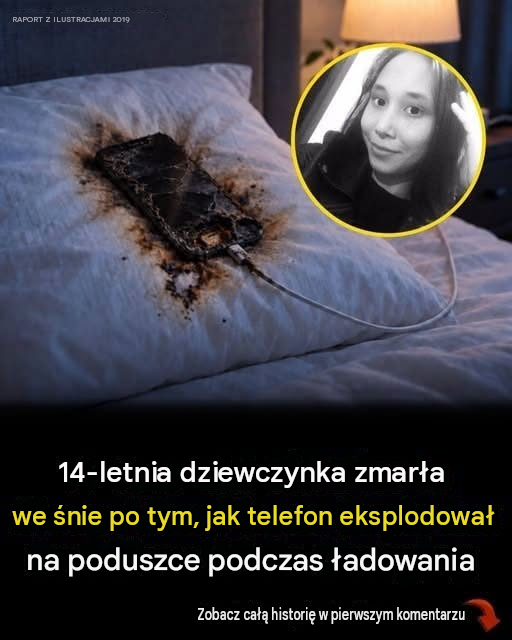 Telefon eksploduje, zabijając nastolatkę podczas snu