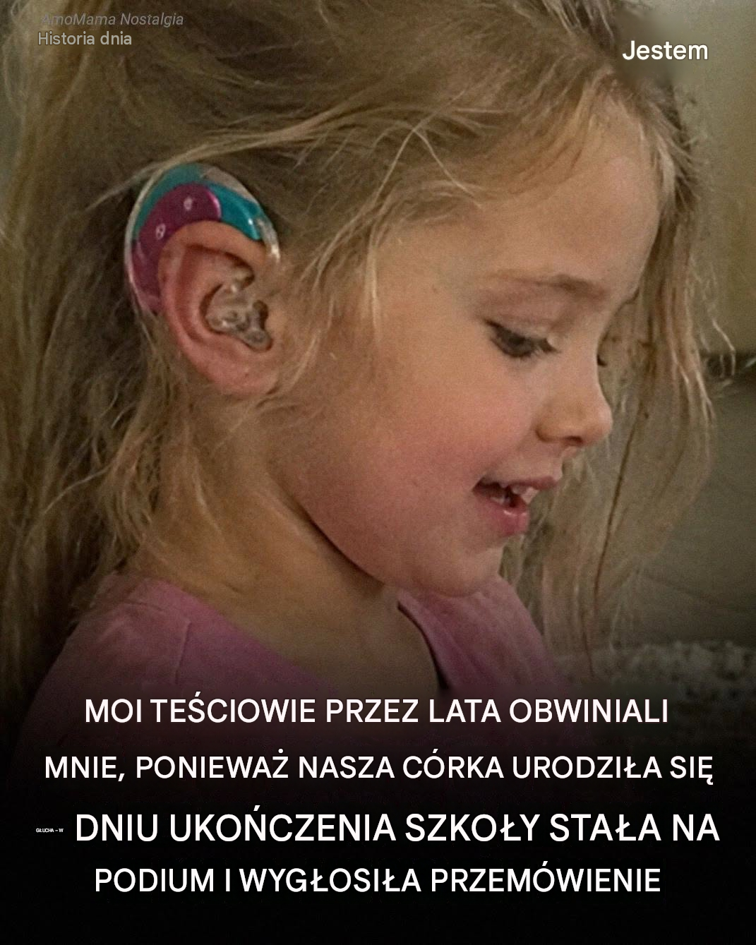 Moi teściowie przez lata obwiniali mnie, bo nasza córka urodziła się głucha – po ukończeniu szkoły stanęła na podium i zaczęła migać