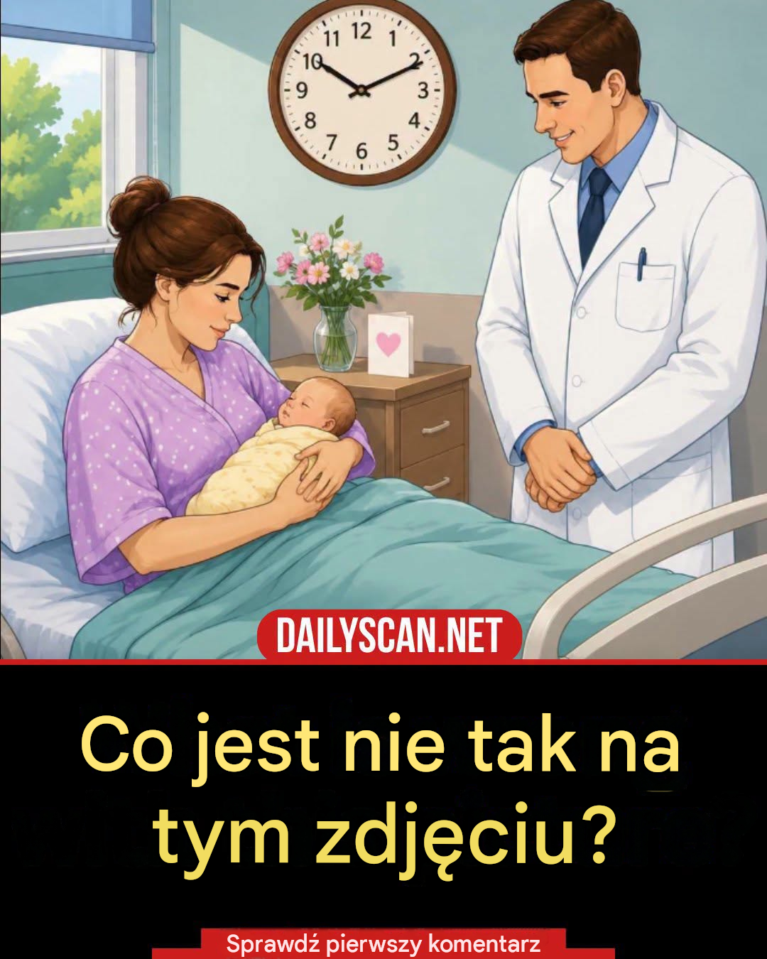 Łamigłówka sprawdzająca inteligencję: Czy potrafisz znaleźć błąd na zdjęciu przedstawiającym salę szpitalną w ciągu 7 sekund?
