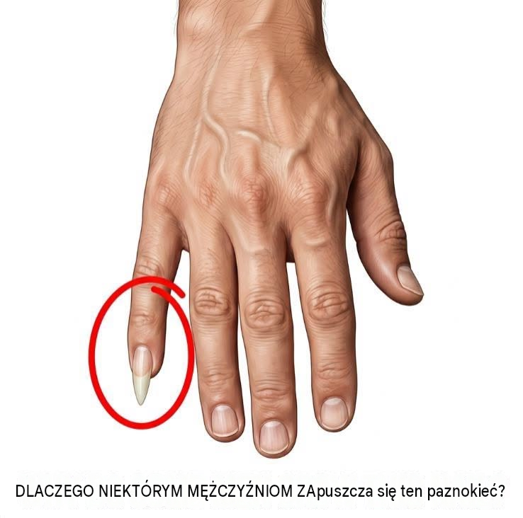 Dlaczego niektórzy mężczyźni mają jeden długi paznokieć?