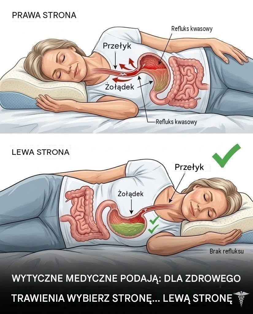 Zawsze śpisz na prawym boku? Może chcesz wiedzieć, jaki wpływ może to mieć na Twoje ciało