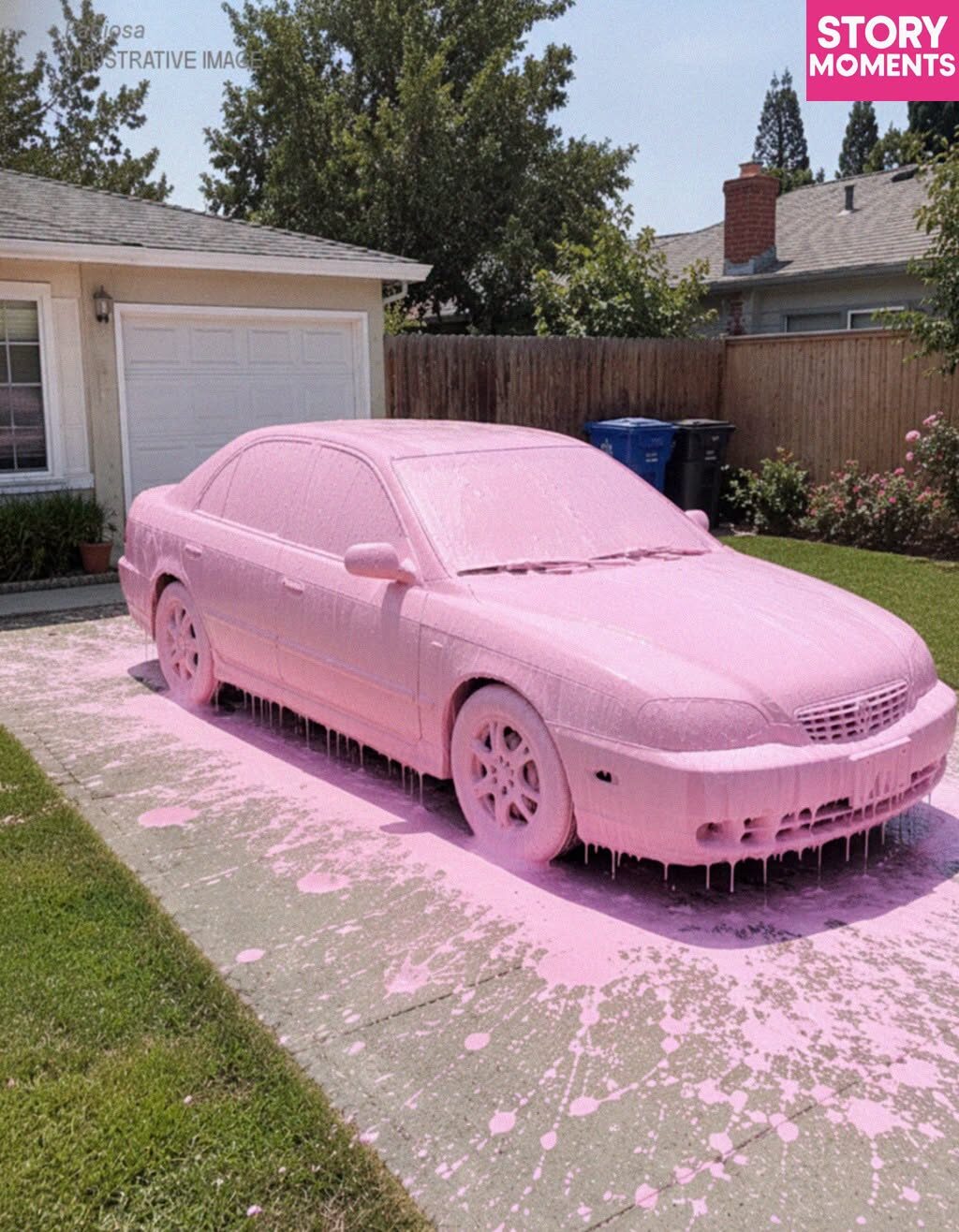 Mój sąsiad przemalował mój samochód na różowo, ale nie miałem na to dowodu – karma dopadła ją już następnego dnia