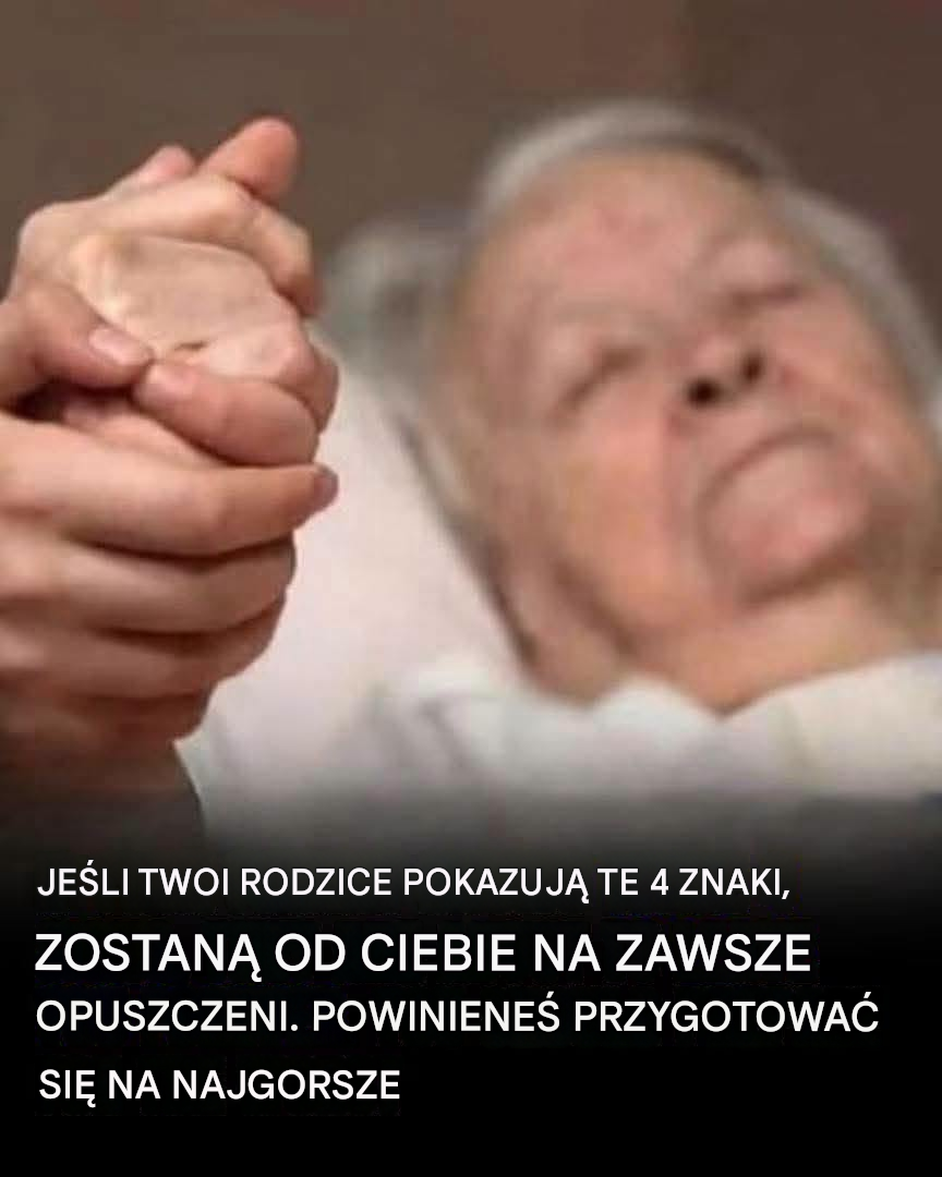Jeśli Twój rodzic wykazuje te objawy, może zbliżać się do końca życia. Przygotuj się na to, co nadejdzie.