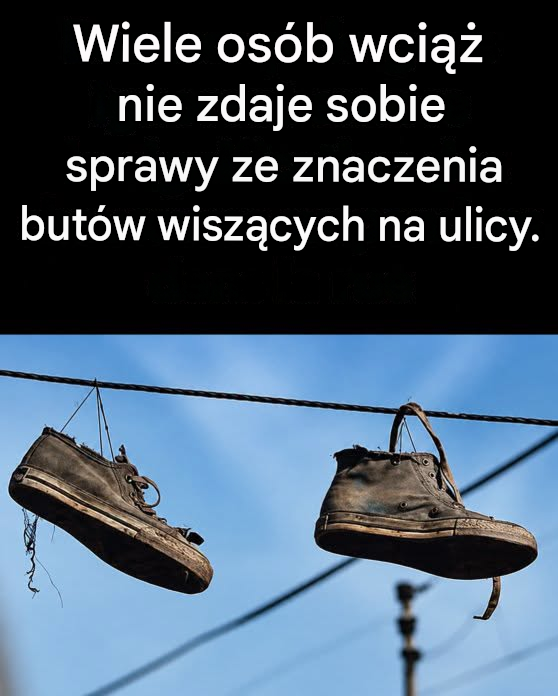 Buty wiszące na kablach elektrycznych: co tak naprawdę oznacza ten dziwny miejski zwyczaj?