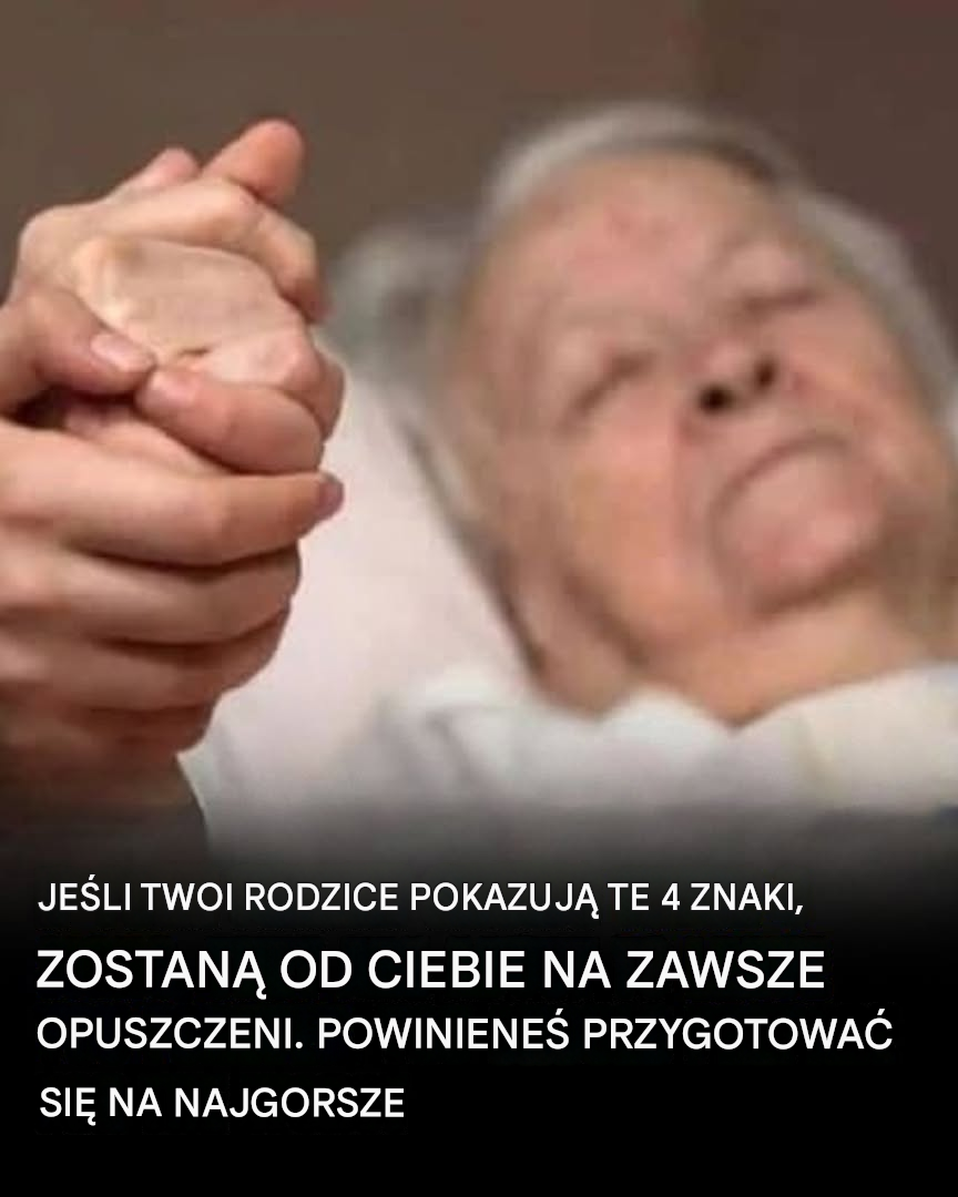 Jeśli u Twojego rodzica występują te 4 objawy, może to oznaczać, że zbliża się jego koniec. Przygotuj się na to, co przyniesie przyszłość.