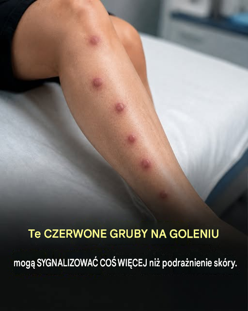 Bolesne, przypominające siniaki guzki na piszczelach? Co może oznaczać rumień guzowaty?