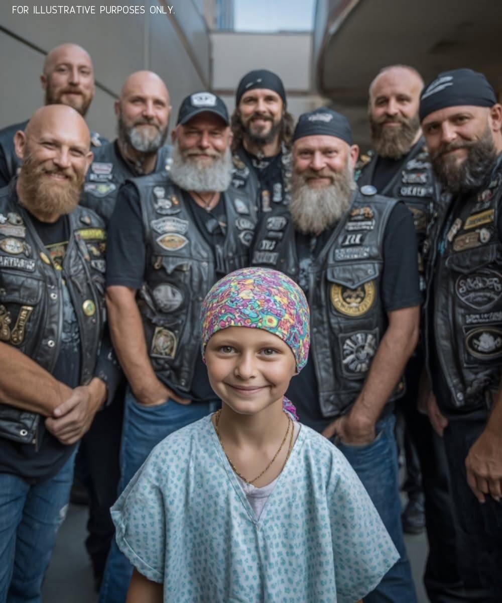 Sześćdziesięciu trzech motocyklistów pojawiło się o 19:00 przed oknem szpitala mojej umierającej córki