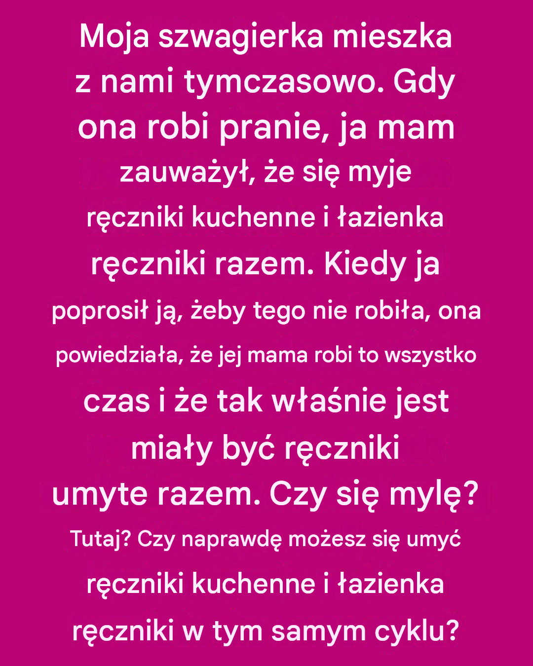 Czy można prać ręczniki kuchenne i kąpielowe razem? Oto, co warto wiedzieć