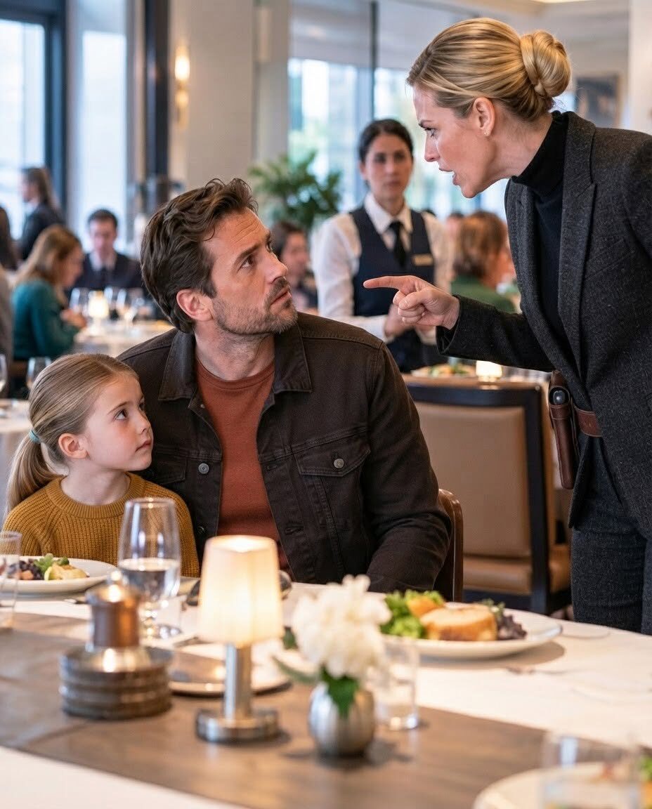 Cicho kroiłam kurczaka mojej córki, gdy kierownik podszedł do naszego stolika i szyderczo powiedział: „Ludzie tacy jak ty nie powinni pracować w tym dziale”.