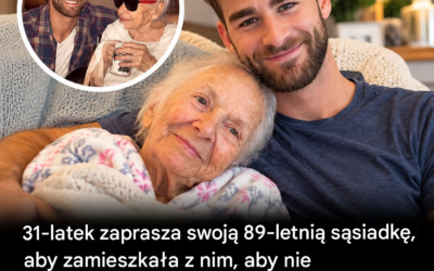 31-latek zaprasza swoją 89-letnią sąsiadkę, żeby zamieszkała z nim, żeby nie spędziła ostatnich dni sama