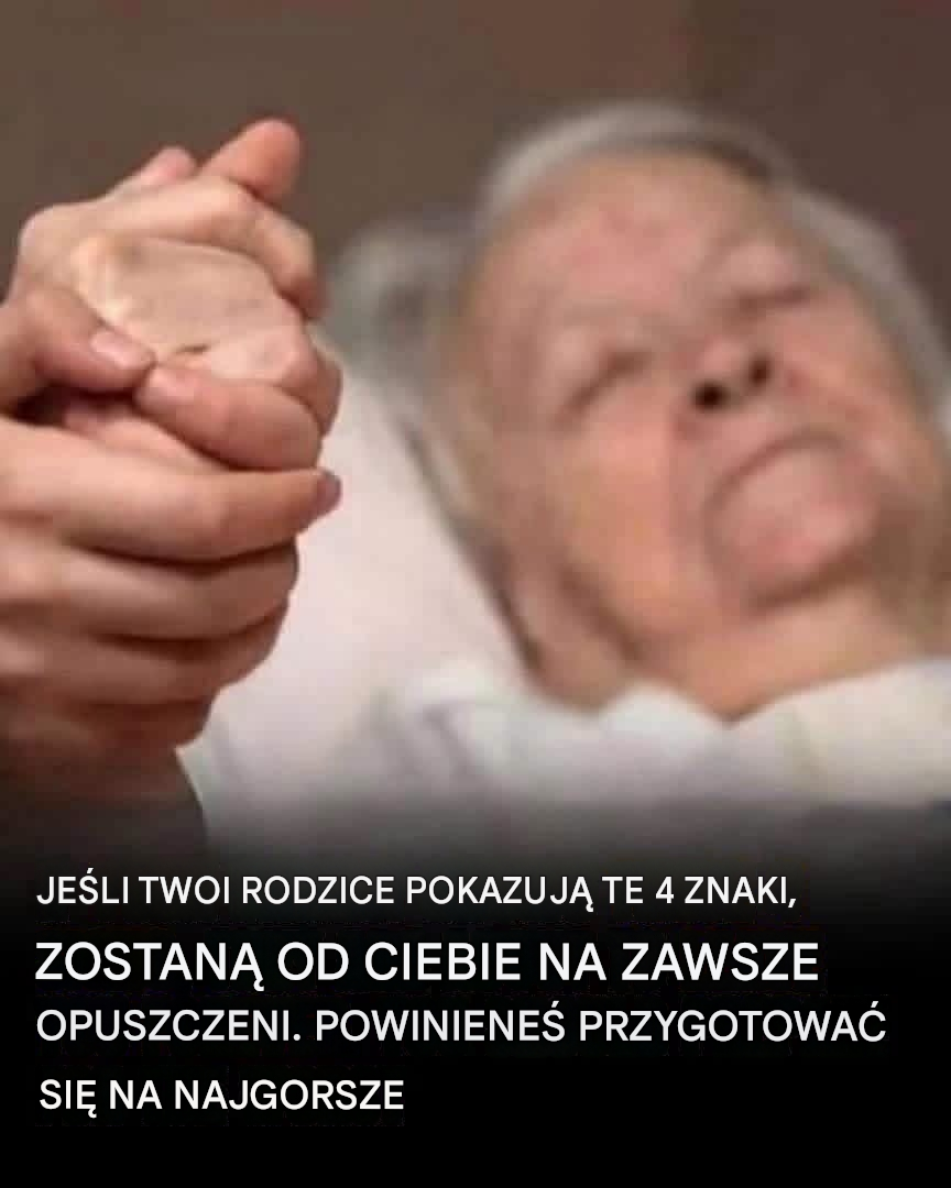 Jeśli Twój rodzic wykazuje te objawy, może zbliżać się do końca życia. Przygotuj się na to, co nadejdzie.
