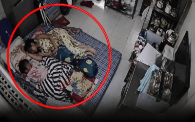 Zdrzemnęli się po południu — ale co tak naprawdę ujawnia nagranie z monitoringu?