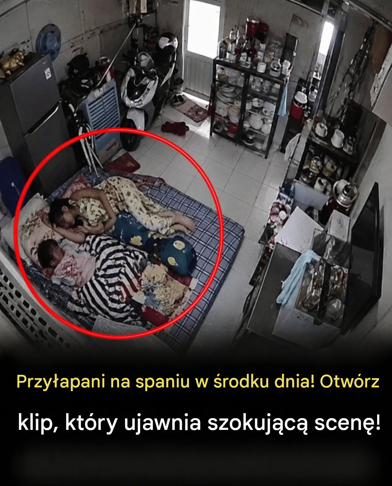 Zdrzemnęli się po południu — ale co tak naprawdę ujawnia nagranie z monitoringu?