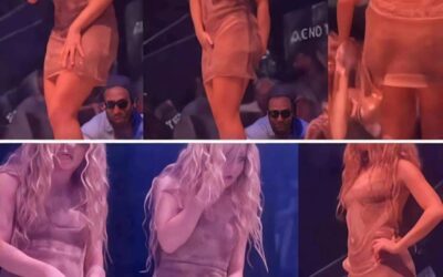 Moment, w którym Shakira schodzi ze sceny po zauważeniu, że... Zobacz więcej