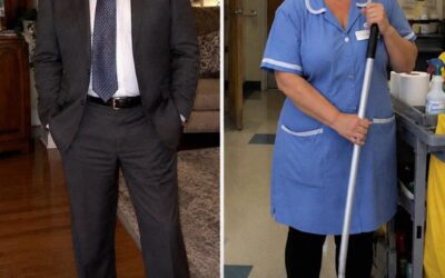 Mój mąż wyśmiał moją pracę sprzątaczki na pół etatu przed swoimi znajomymi – potem jego szef zapukał do naszych drzwi